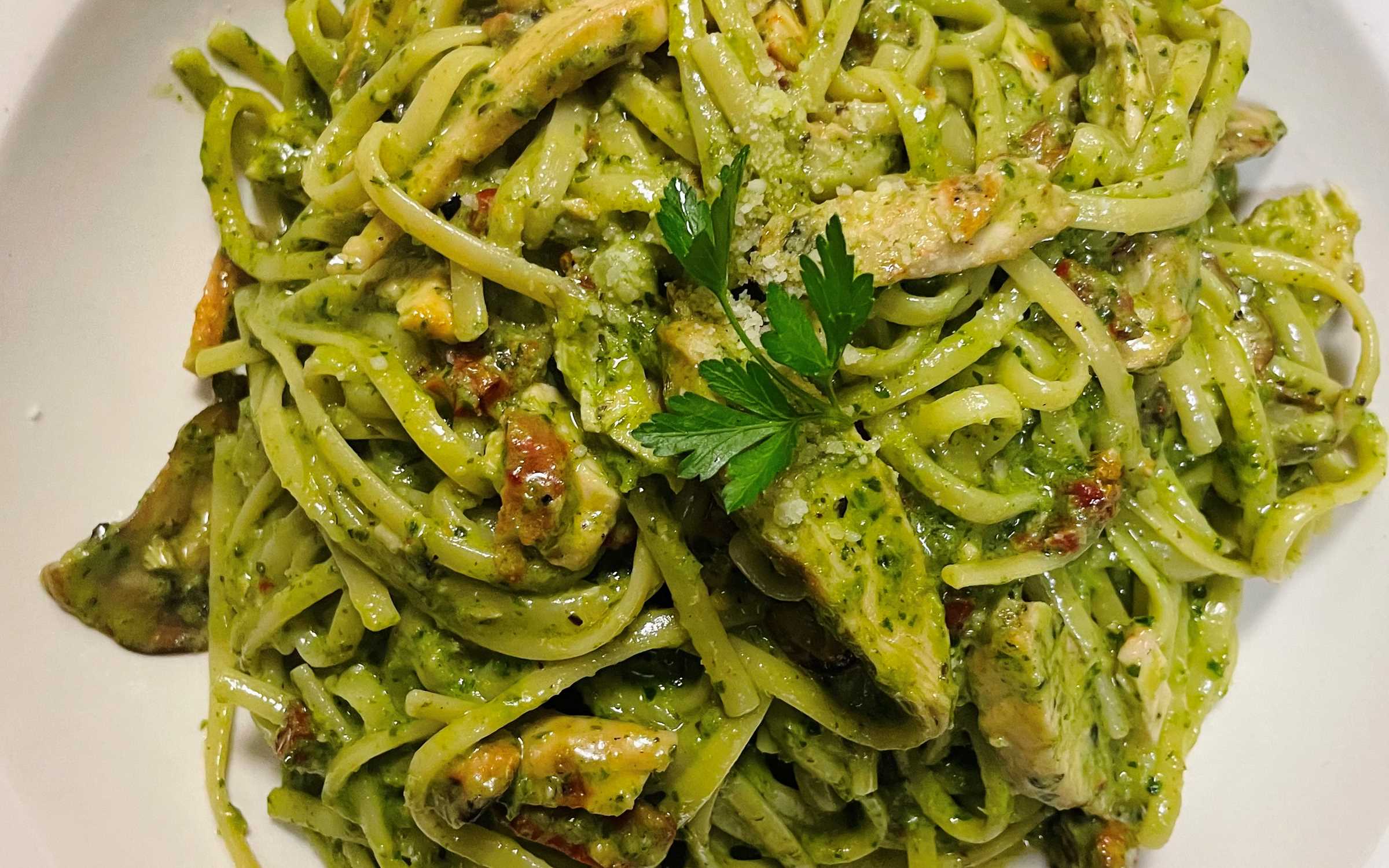 chicken pesto linguini